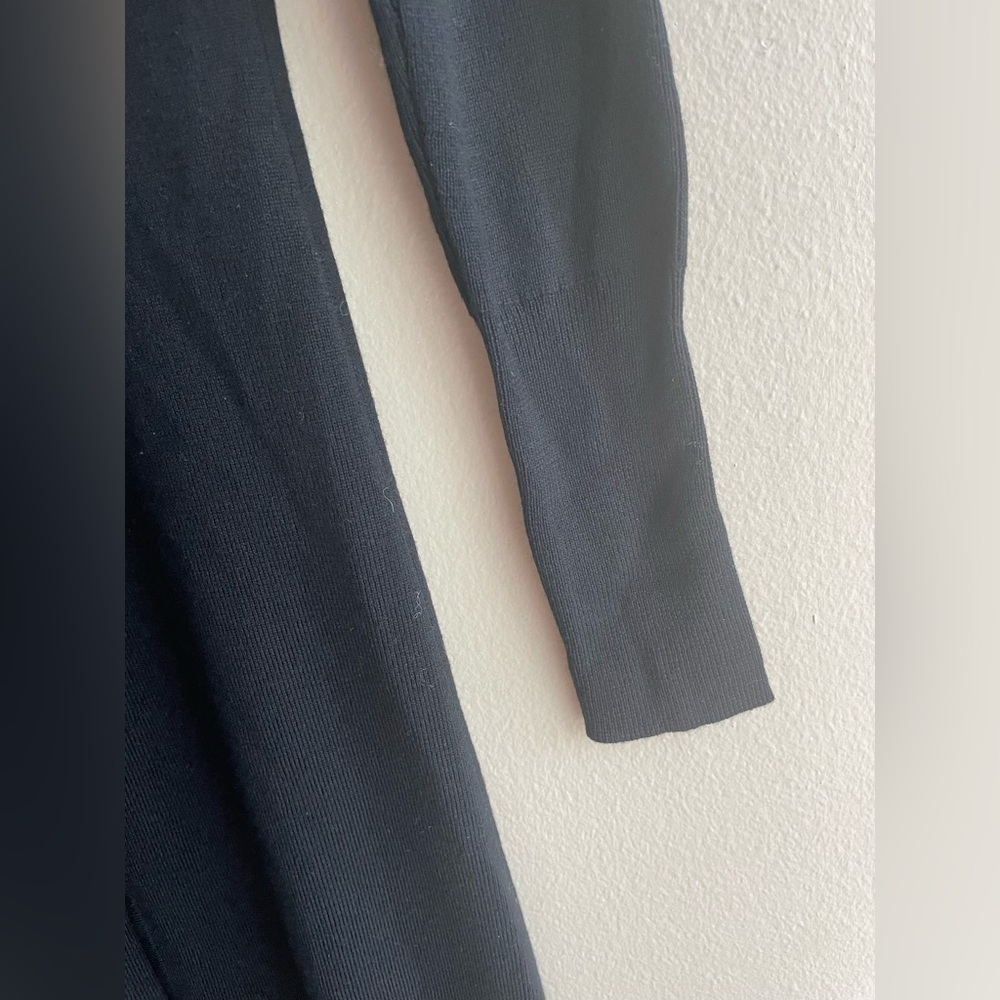 New Madewell Merino Wool Sweater Maxi Dress Black Size XS - Picture 10 of 15